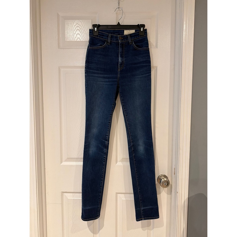 Imogene + Willie Elizabeth High Rise Skinny Jeans Dark Wash Indigo Size 27 USA